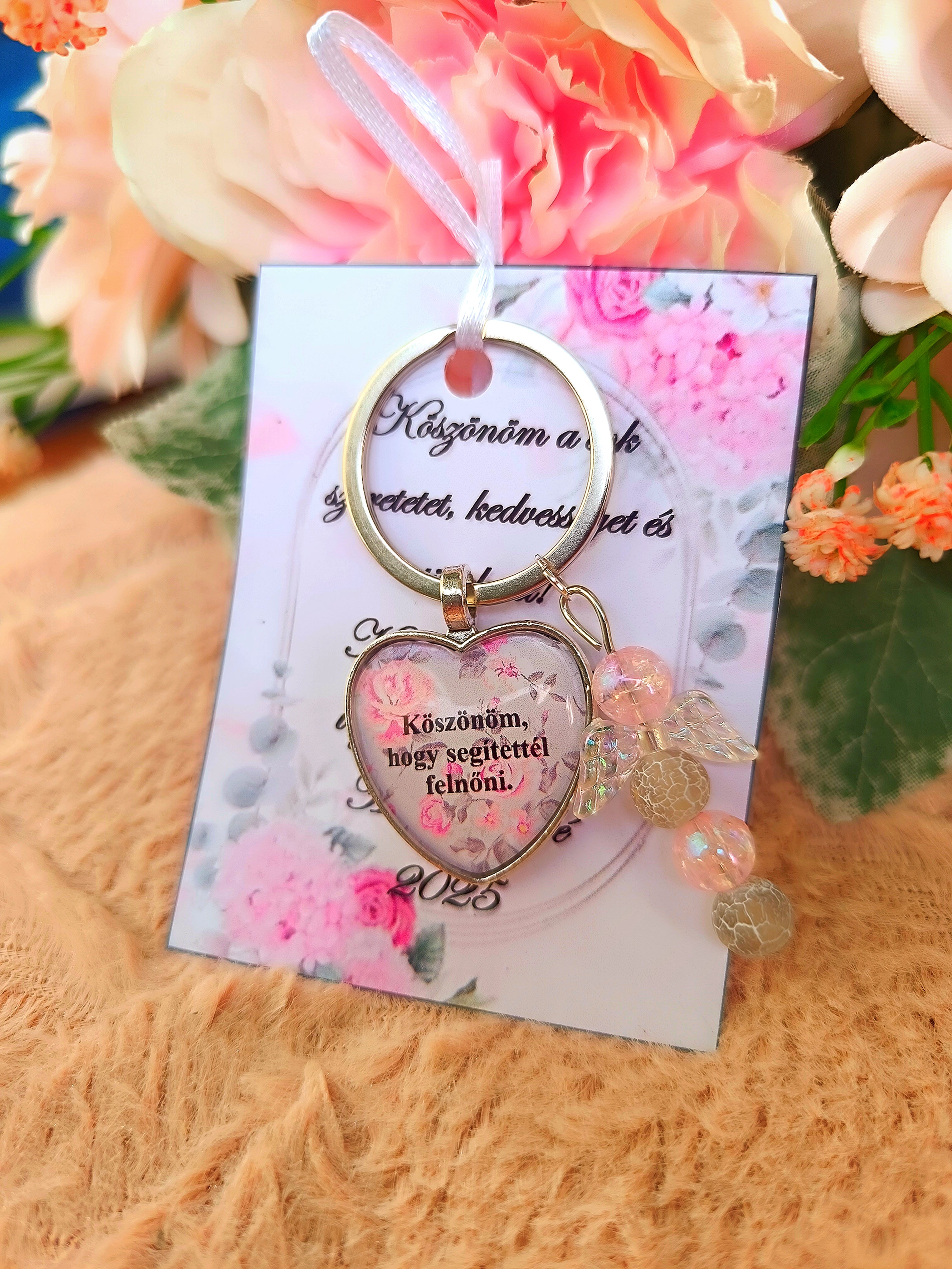 Köszönő ajándék pedagógusnak kulcstartó